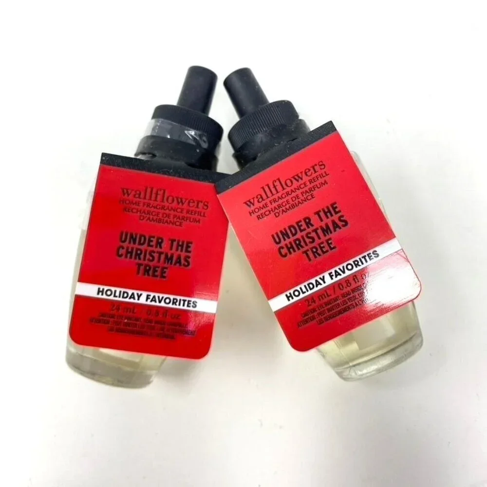 Bath & Body Works Wallflower Refill Bulbs Under The Christmas Tree Holiday Scent